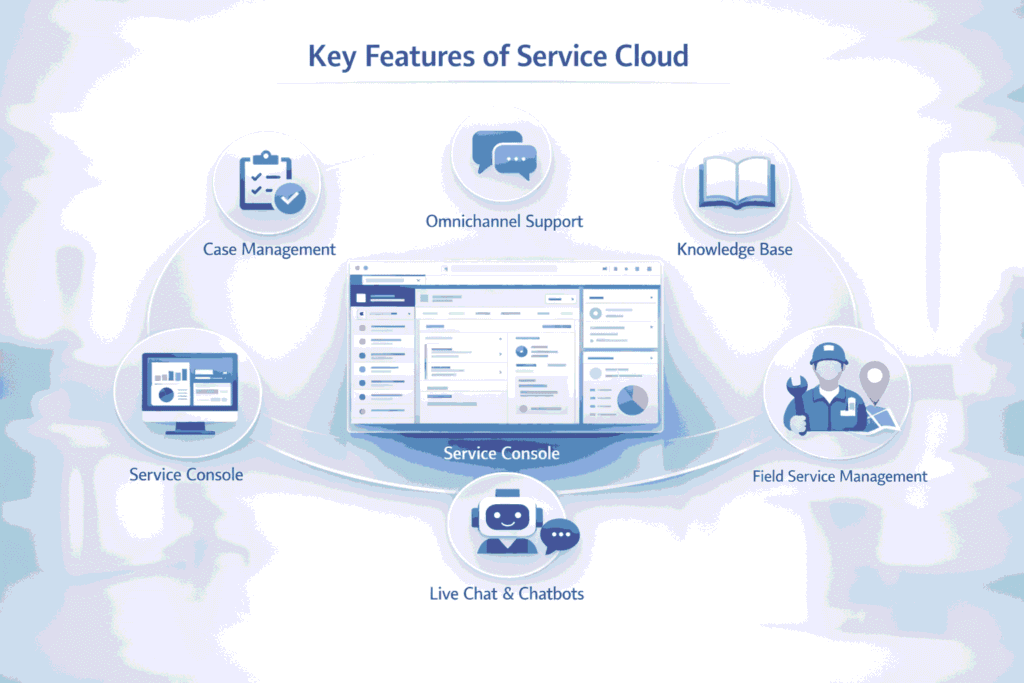 Service Cloud key features